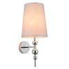 Миниатюра фото бра lumion ilaria 8437/1w хром | 220svet.ru